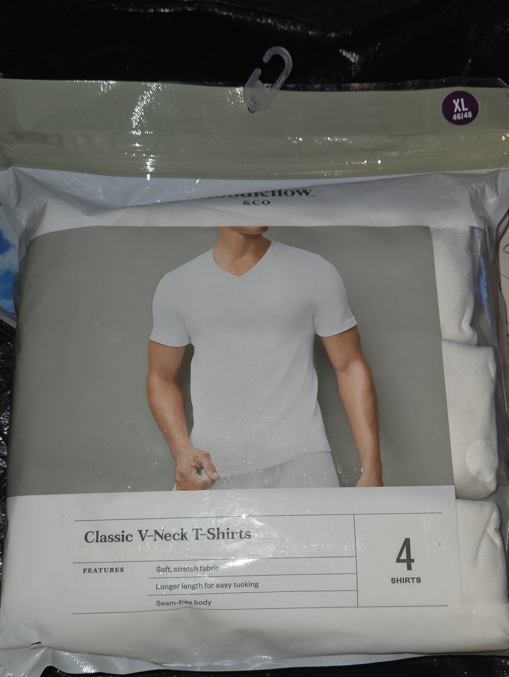 Goodfellow & Co..Classic White V-Neck Men’s Undershirts - Pack of 3